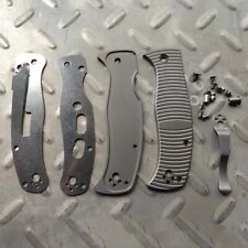 1 Set Custom MadeTitanium Alloy Handle Scales For Spyderco C217 Folding Knife picture