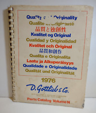 Gottlieb 1976 Pinball Machine Parts Catalog + Price List Volume N For EM Games picture