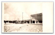 MIO Michigan MI ~ MIO ~ Oscoda County RPPC 1907c SHAMROCK BRAND BACON picture
