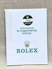 ROLEX Certificate 8641063 15053 Oyster Perpetual Date Oysterdate Steel + Sticker picture
