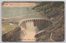Greetings from Alberton Montana Kerr Dam Flathead Lake Polson MT Postcard picture