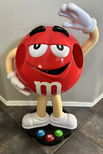 Red M&M Chocolate Store Candy Display Character picture