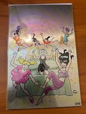 Archie EMBOSSED METAL Betty Veronica Sabrina Teenage Witch Friends Sleepover LE picture