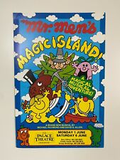 Mr Men's Magic Island The Palace Theatre Manchester Original Window Poster 1986  picture