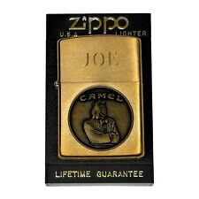 Camel Joe Medallion Brass Zippo 60th Anniversary Unused Lighter 1932-1992 