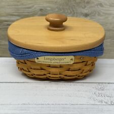 Longaberger 2002 Hostess Appreciation Lucky Charm Basket Lid Liner Protector picture