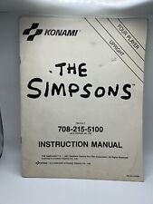 KONAMI:  THE SIMPSONS-  Instruction Manual - PN 072400 picture