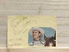 Gene Autry Signed Cut picture