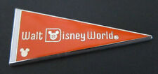 Disney Pins Orange Pennant Flag Walt Disney World Hidden Mickey Completer Pin picture
