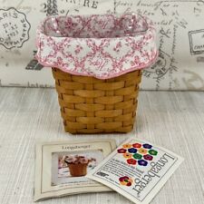 Longaberger 2004 Horizon of Hope Basket with Liner and Plastic Protector picture
