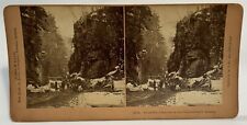 Antique Stereo View Beautiful Canyons on the Chilecoot Trail B W Kilburn Davis picture