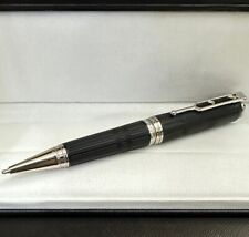 Luxury Great Writers Hugo Series Black+Silver Color Ballpoint Pen No Box picture