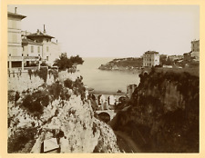 Principality of Monaco, View of the Church of Sainte-Dévote Vintage Albumen Prin picture