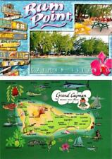 2~4X6 Postcards Grand Cayman, BWI Cayman Islands RUM POINT Tourist Spot & MAP picture