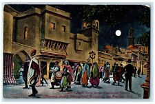 1915 Night Concession District Pan-Pac Expo San Francisco California CA Postcard picture