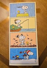 Vintage Peanuts Snoopy Hallmark Happy Birthday Greeting card new Unused 1958. picture