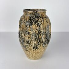 Mid Century Ikebana Vase Pottery Japan Modernist Vtg 9in picture