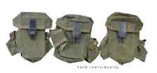 2x U.S. USED ORIGINAL O.D. GREEN ALICE SYSTEM 3 CELL M16 SURPLUS MAGAZINE POUCH picture