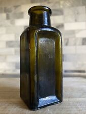 Scarce Dark Olive Green 5.75” Multi Sided 1890’s Bottle picture