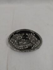 Colorado Silver Star Yellowstone with bears Belt Buckle picture