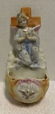German Holy Water Font Porcelain Religious Germany 5020 III Vintage picture
