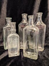 Lot Of 5 Assorted Vintage Medicine Bottles - As Is picture