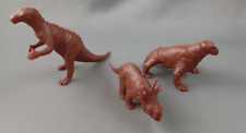 Marx Dinosaurs 2nd Series Plastic Vintage 1970s Prehistoric Playset Lot of 3 picture