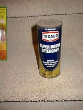 Rare Vintage Texaco Super Motor Detergent Full Oil Can 16 Ounce picture