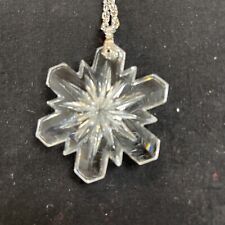 Estate Sterling Silver Necklace Gorham 1970's Crystal Pendant In Original Box picture
