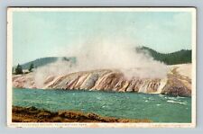 Yellowstone Park WY-Wyoming, Excelsior Geyser Vintage Souvenir Postcard picture
