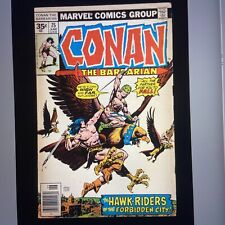 Conan the Barbarian #75, VG+ 4.5, 35 Cent Variant; First Appearance Hawk Riders picture
