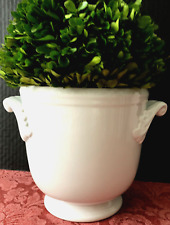 Mottahedeh White Porcelain Cache Pot Planter picture