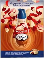 2007 International Delight White Chocolate Raspberry Coffee Creamer Print Ad picture