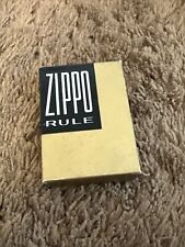 Vintage Zippo Rule/tape measure In Org.box Rego picture