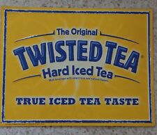 Twisted Tea Hard Iced Tea Tin/Tacker NEW Square 17 X 17 picture