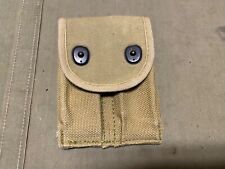 ORIGINAL WWI WWII US ARMY M1910 .45 PISTOL BELT AMMO POUCH picture