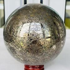 Natural Chalcopyrite Quartz Crystal Ball Energy Reiki Healing 2360G picture
