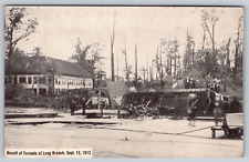 c1910s Tornado Long Branch Result Destruction Antique Postcard picture