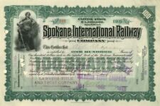 Spokane International Railway - Stock Certificate (Green) picture