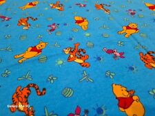 Vintage Springs Industries Disney Flannel Fabric Winnie the Pooh Piglet & Tigger picture