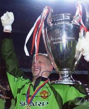 Peter Schmeichel MANCHESTER UNITED Signed 10x8 Photo OnlineCOA AFTAL picture