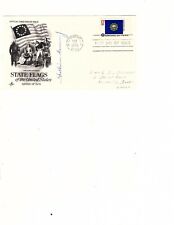 Meldrim Thomson, autograph NH Governor 1976 USA stamp cover fdc flags (mb15 picture