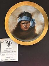 Apache Boy Gregory Perillo Art Plate Limited Retired NIB COA picture