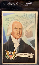 1956 Topps U.S. Presidents #6 James Madison Original Owner Just out of attic picture