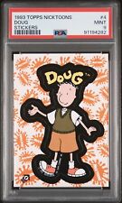 1993 TOPPS NICKTOONS STICKERS 4 DOUG PSA 9 picture