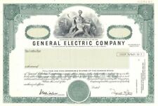 General Electric Co. - 1977 dated Specimen Stock Certificate - Very Rare Type Sp picture