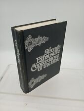Strong's Exhaustive Concordance w Greek & Hebrew Dictionaries Finger Index 1981 picture
