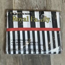 Cannon Royal Family Vintage Kalamazoo Stripe Full Flat Sheet NEW picture