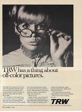 1967 TRW Color TV Thing About Off-Color Pictures Vintage Mag Print Ad/Poster picture