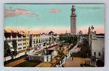 Chicago IL-Illinois, Aerial White City, Antique, Vintage c1910 Souvenir Postcard picture